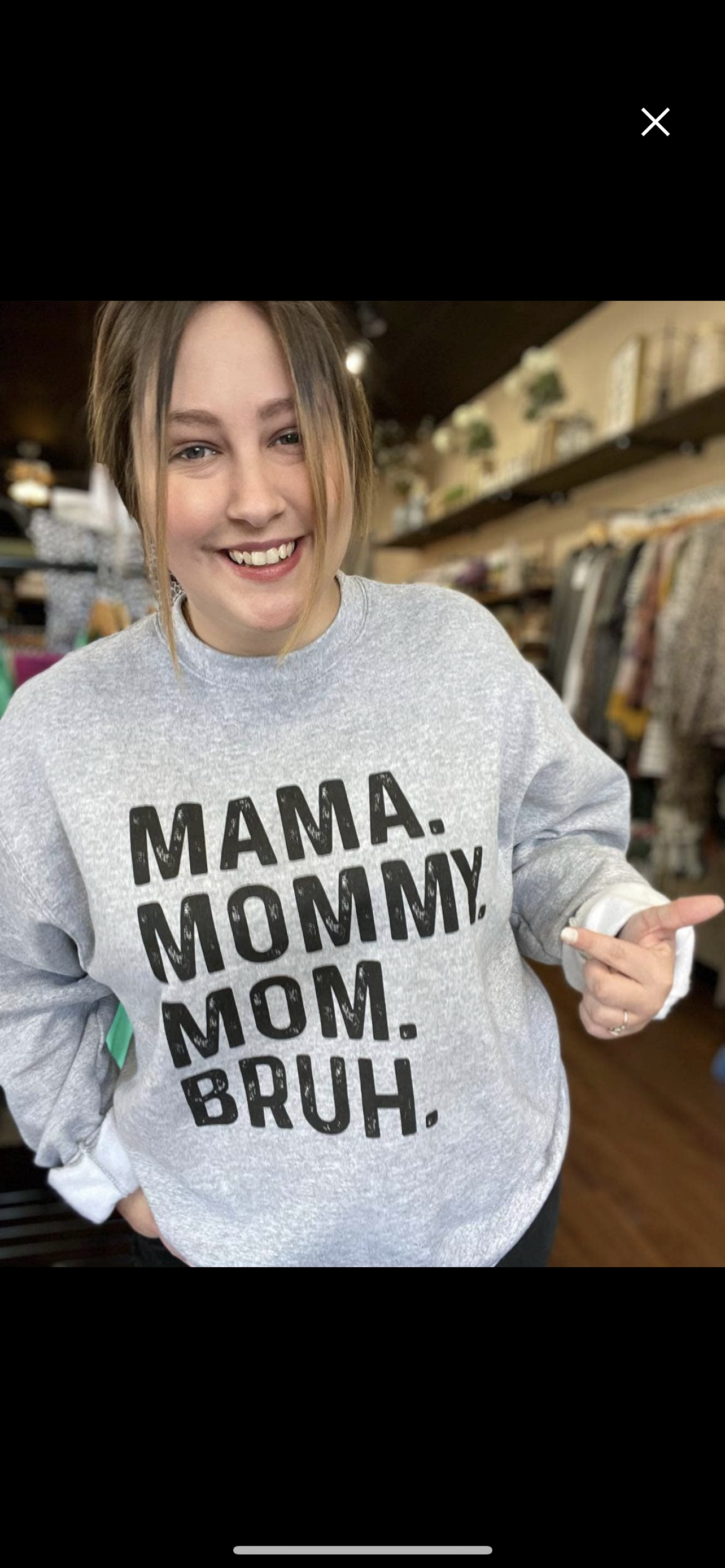 Crew neck mom